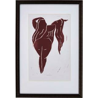 House Doctor Hdlady Maleri 40x60 Cm Bourgogne - Malerier Aluminium Burgundy - 208582066