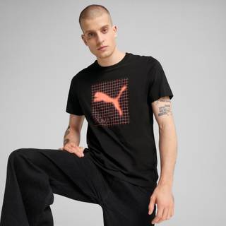 Men&#39;s PumaTECH Graphic T-Shirt, Black, Size S, Clothing - Black - S