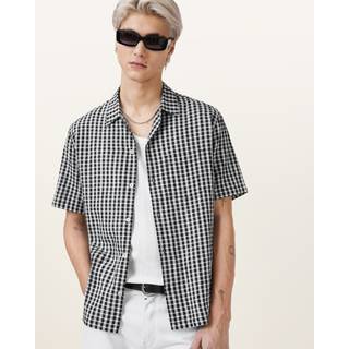 All Saints AllSaints Black Tawney 100% Cotton Short Sleeve Shirt