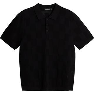 J.Lindeberg Reymond Stacked Bridge Polo Black