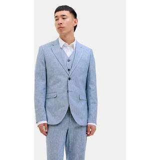 Jack & Jones Riviera Linen Blazer Nautical Blue