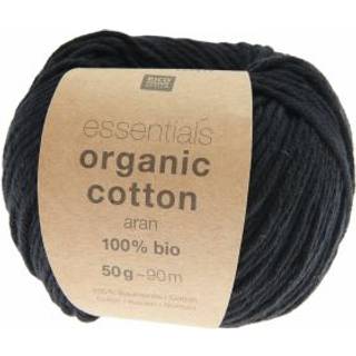 Essentials Organic Cotton aran - Schwarz