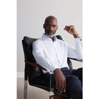 Next White Slim Fit Signature Egytian 100% Egyptian Cotton Shirt