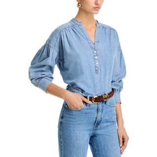 Veronica Beard Kylie denim shirt - blue - M