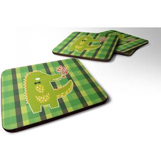 """" Caroline's Treasures Alligator Love Foam Coaster Set på 4 3,5 multicolor """"