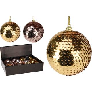 Pallietjulekugle Ø: 7,5 cm - flere varianter - assorteret