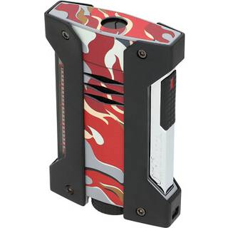 S.T. Dupont 021451 Feuerzeug Défi Extrême Camo Rot