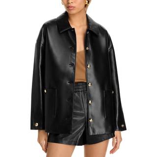 Luca Jacket - Black Recycled Leather M