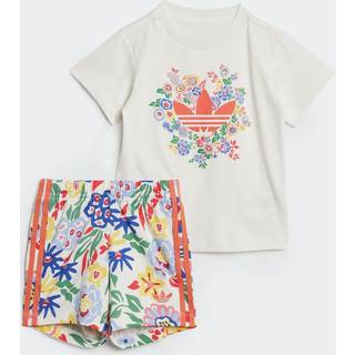 adidas Originals x Liberty London Shorts and Tee Kids sæt - Cloud White - 104