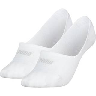 Puma 2-pak Women Mesh Footie Socks - White - Str 39/42