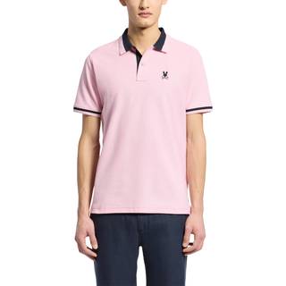 Psycho Bunny Newman Pique Polo T Shirt Pink