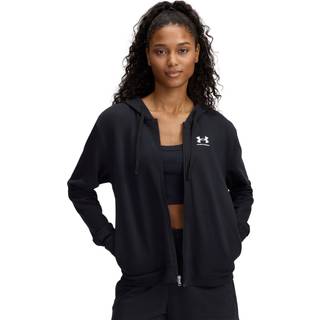 Sweatshirt med hætte Under Armour UA Rival Terry FZ 6005509-001 Størrelse S
