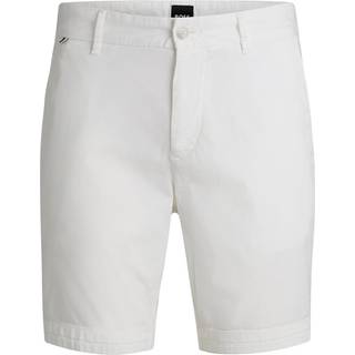 BOSS Black Herren Shorts weiß Slim Fit