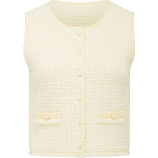 Forever New Forever New Yellow Aria Boucle Knitted Tank Top