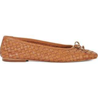 Dune London Dune London Pink Heat Woven Ballerina Shoes