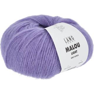 Lang Yarns Malou Light 0146 Indhold: 72% Babyalpakka, 16% Polyamid, 12% Uld Vægt/længde: 50 g = ca. 190 meter Anbefalede pinde: 4,5-5 mm Strikkefasthed: 10x10 cm = 16 m x 25 p Vask: Håndvask / Tåler ikke tørretumbling.