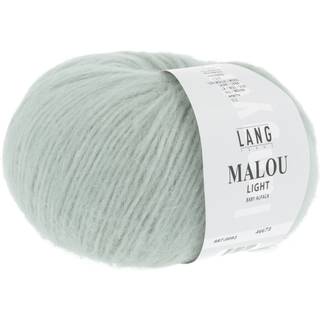 Lang Yarns Malou Light 0092 Indhold: 72% Babyalpakka, 16% Polyamid, 12% Uld Vægt/længde: 50 g = ca. 190 meter Anbefalede pinde: 4,5-5 mm Strikkefasthed: 10x10 cm = 16 m x 25 p Vask: Håndvask / Tåler ikke tørretumbling.