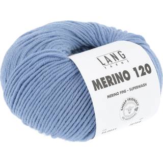 Lang Yarns Merino 120 021 Indhold: 100% Merinould Vægt/længde: 50 g = ca. 120 meter Anbefalede pinde: 3.50-4.50 mm Strikkefasthed: 10 x 10 cm = 22 m x 32 p Vask: Maskinvask 30 °C / Tåler ikke tørretumbling .