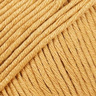 DROPS Muskat 85 Sennep Indhold: 100% bomuld Garngruppe: B (20 - 22 masker) / 8 ply / DK / worsted Vægt/længde: 50 g = ca. 100 meter Anbefalede pinde: 4 mm Strikkefasthed: 10 x 10 cm = 21 m x 28 p Vask: Finvask 40º / Tørres fladt.