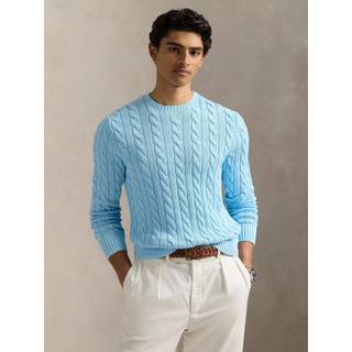 Ralph Lauren Cable Knit Jumper Sky Blue