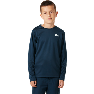 HH Tech L/S Crew JR Navy (176)