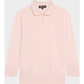 Loro Piana Neo Piuma cashmere polo sweater - pink - XXXS