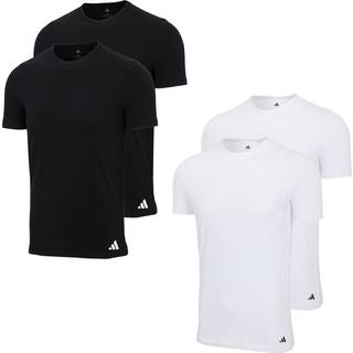 adidas 2-pak Active Flex Cotton Crew Neck T-Shirt - Black - XX-Large