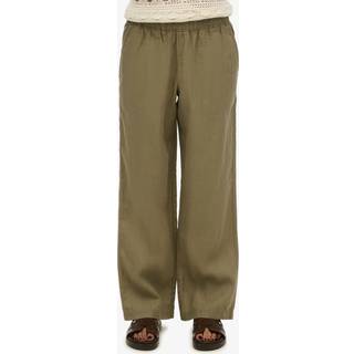 Superdry Superdry Green Linen Drawstring Trousers