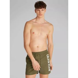 Medium Drawstring Swim Shorts - Intense Power - Green - XXL