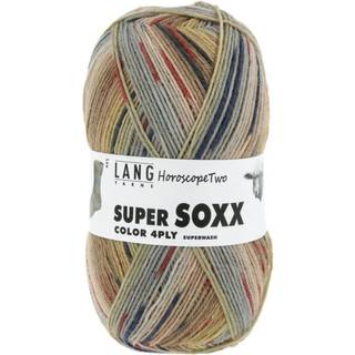 Lang Yarns Super Soxx Color 4-ply 441 Indhold: 75% ny uld, 25% polyamid Vægt/længde: 100 g = ca. 420 meter Anbefalede pinde: 2.5-3.5 mm. Strikkefasthed: 10 x 10 cm = 30 m x 41 p Vask: Maskinvask 40 ℃ / Kan tørretumbles / Brug aldrig skyllemiddel.