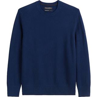 Marc O'Polo Herren Pullover blau unifarben