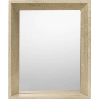 Ferm Living Lancet Spejl 53x63,5 Cm - Vægspejle Glas Travertine - 1104271108
