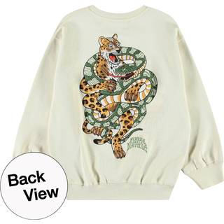 Molo Monti Sweatshirt Jaguar And Snake 110 cm  Beige  110 cm  mand