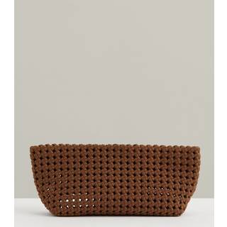 Reiss Reiss Nadine vævet Clutch -taske
