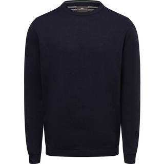 Fynch-Hatton Herren Pullover blau unifarben