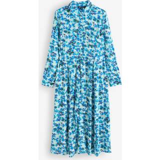Crew Clothing Crew Clothing Blue Sienna Midi Shirt Dress