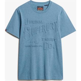 Superdry Superdry Blue Workwear Embossed Relaxed T-Shirt