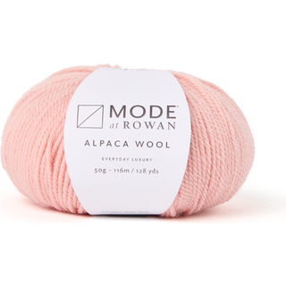 Mode at Rowan Alpaca Wool 017 Quartz Indhold: 50% alpaca, 50% uld Vægt/længde: 50 g = ca. 116 meter Anbefalede pinde: 3.75 mm Strikkefasthed: 10 x 10 cm = 23 m x 30 p Vask: Vaskes i hånden / Tørres fladt.
