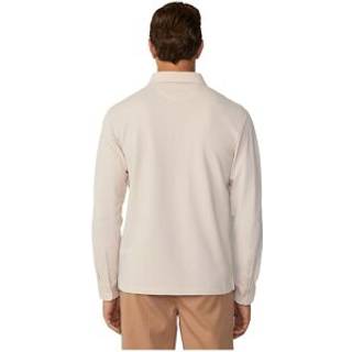 HACKETT Herren Polo-Shirt beige,weiß Classic Fit