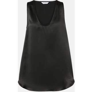 Max Mara Filly silk tank top - black - XS