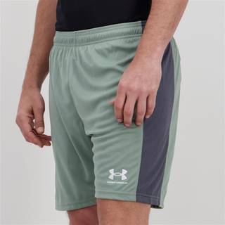 Under Armour Challenger Knit Men's 7" Shorts Silica Green / Castlerock / White S