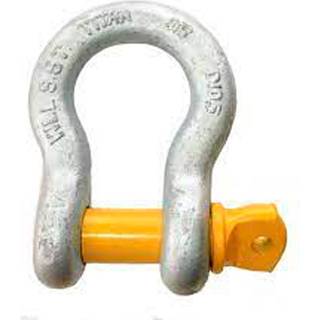 Sjækel H galvaniseret Yellow Pin m/øjebolt 10 mm