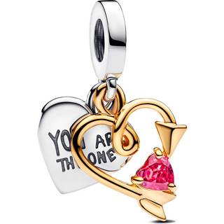 Pandora Charm - Herz & Pfeil - 763622C01 - bicolor