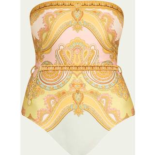 Zimmermann Maxine chain-detail paisley swimsuit - multicoloured - L
