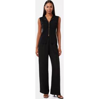 Forever New Forever New Black Carmen Utility Knitted Top