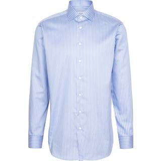 Seidensticker Herren Hemd blau gestreift