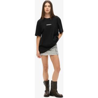 Superdry Superdry Oversized Micro Logo Graphic 100% Bomuld T-shirt