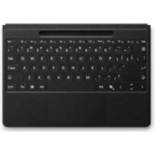 Microsoft Surface Pro Flex Keyboard - keyboard - with touchpad accelerometer Surface Slim Pen 2 storage and charging tray - AZERTY - Belgium - black Input Device - Tastatur - Belgisk - Sort