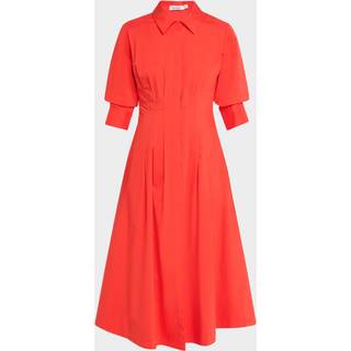 Simkhai Jazz cotton-blend midi dress - red - XL