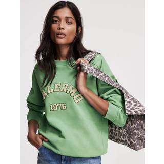 Mint Velvet Mint Velvet Green Cotton Blend Palermo Sweatshirt